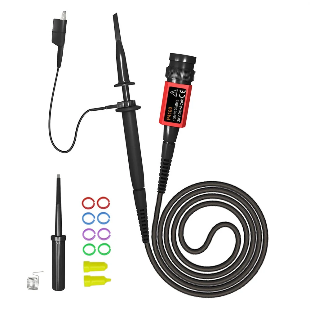 High Voltage Oscilloscope Probe P4100 Universal Compatibility 100 Megaohms Resistance 6 pF Capacitance Maximum Operating Voltage 1000V DC + ACPP (image for) High Voltage Oscilloscope Probe P4100 Universal Compatibility 100 Megaohms Resistance 6 pF Capacitance Maximum Operating Voltage 1000V DC + ACPP